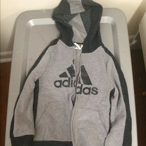 Adidas gray hoodie